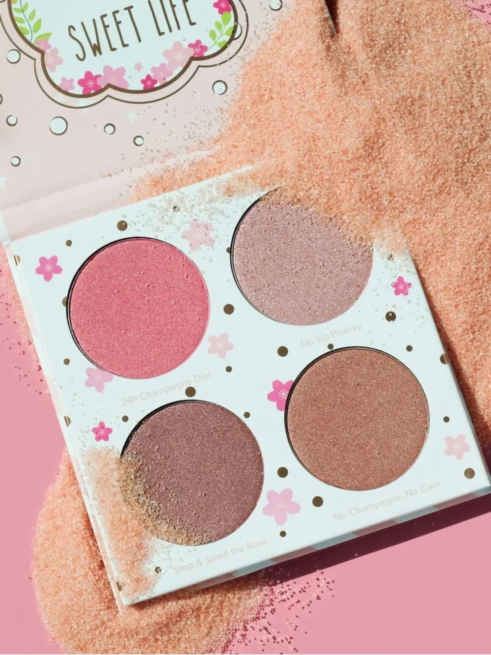 Beauty Bakerie | Cotton Candy Champagne Blushlighter Palette